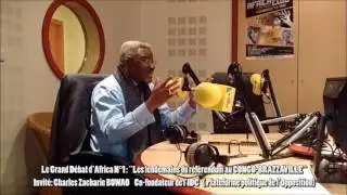 Grand d&eacute;bat d'Africa n&deg;1 avec Charles Zacharie BOWAO