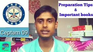 DRDO Ceptam 09 | books and preparation tips | for Ceptam tier 1