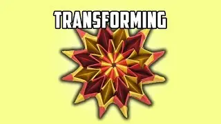 Origami MAGIC MOVING Fireworks. (Instructions) (Full HD)