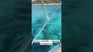 Crazy sea color at the Island of Vis 🤩