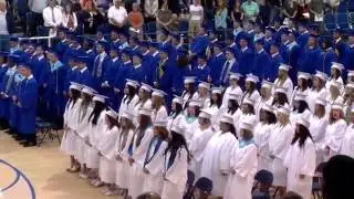 East Liverpool Students stand up for  Lord's Prayer at graduation 5-22
