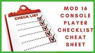 Neverwinter Mod 16 Console Player - Checklist / Cheat Sheet