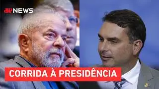 Lula e Flávio Bolsonaro empatam com 45% em possível segundo turno, diz GERP  | TEMPO REAL