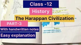 Class -12| CBSE|History| The Harappan Civilisation|Agricultural technologies.