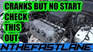 ▶️Cranks But Won't Start Honda (CPS) 