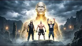 Final Boss Rock Vs Roman Reigns John Cena Brock Lesnar WWE 2K25