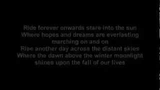 DragonForce - Above The Winter Moonlight | Lyrics on screen | HD