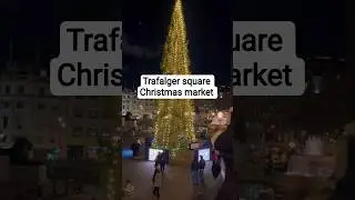 trafalger square Christmas market.#foryoupagereels #uk #christmas #viralvideo #london #shortsvideo