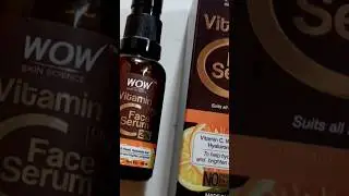wow skin science vitamin C face serum review 😊 | #youtubeshorts #amazonfinds #skincare #amazonfinds