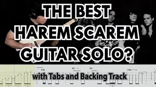 Harem Scarem IF THERE WAS A TIME Guitar Solo with Tabs and Backing Track by Alvin De Leon