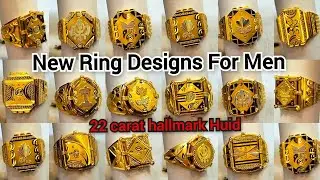 New Ring Designs | Gold Ring Design For Men | 22 carat hallmark gold