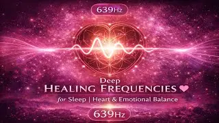 Deep Healing Frequencies for Sleep &ndash; 639Hz | Heart & Emotional Balance