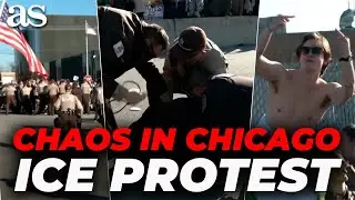 TOTAL CHAOS near CHICAGO: Clergy-Led ICE PROTEST | FULL FOOTAGE