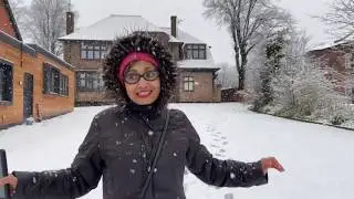 NOTTINGHAM Experiences FIRST SNOW Of 2020 || SNOW-DAY || Heavy Snowfall