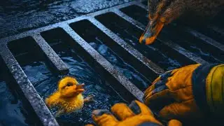 Tiny Duckling Trapped in Storm Drain &mdash; Heartbreaking Rescue Caught on Camera