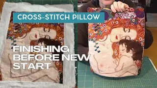 Textile Process & Project | Finishing a crossstitch project and using leftover yarn #2026-1