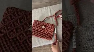 Macrame sling bag design | Macrame bag making DIY #macrame #bag #malayalam