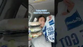 Trying EVERY Salad from Culver&rsquo;s 💙🥗#culvers #culversrestaurant #culversrestaurants #culversgang