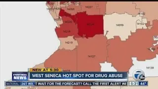 New map suggests West Seneca is a hot spot for drug abusers