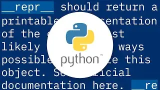 Purpose of __repr__ method?