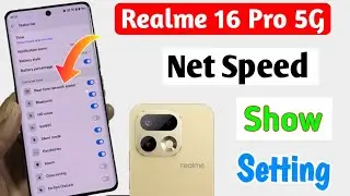Realme 16 Pro 5g Network Speed Setting | How to On Internet Speed In Realme 16 Pro 5g