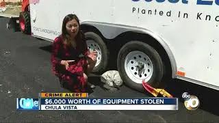 $6,000 worth of construction equipment stolen