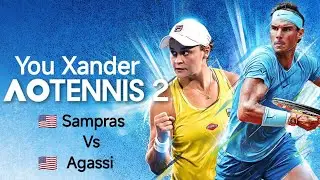 AO Tennis 2!! Pete Sampras Vs Andre' Agassi!! At New York!!