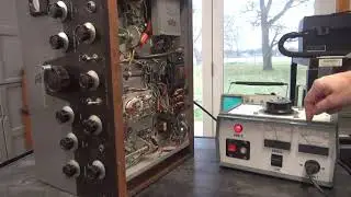Johnson Viking II part 3 How to repair melted wires Shorted 6 Vac filament circuit
