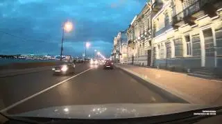 TV-703 GPS 2ch передняя камера ночь Дворцовая набережная