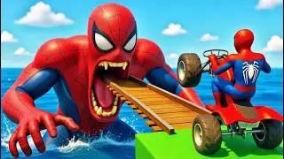 الرجل العنكبوت انقاذ باتمان SPIDER-MAN against JUDY vs Batman on Motorcycle FUNNY GAME GTA 5 Superhe