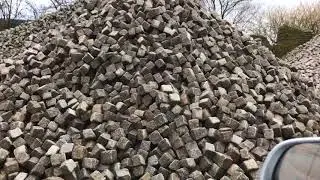 Kleinsteinpflaster, gebraucht N&uuml;rnberger Mischung