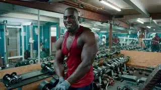 3D Boulder Shoulders Workout with Big Black Ghana Man
