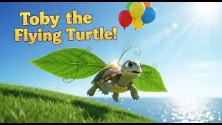 Toby the Flying Turtle 🐢🎈 | Funny Pond Adventure Story for Kids!