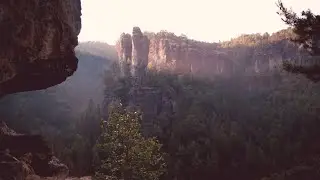 Boofen Cave Camping in S&auml;chsische Schweiz (Saxon Switzerland, Germany)