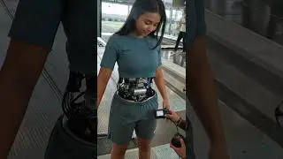 Training Facility Test: Calibrating Humanoid Android Performance #robotics #android #shorts