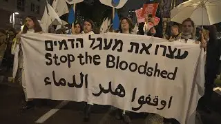 Anti-war protesters block highway in Tel Aviv, calling for end to Israel-Hamas war