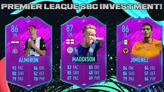 PREMIER LEAGUE SBC INVESTMENTS FIFA 20 ULTIMATE TEAM!