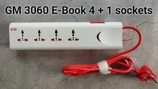 GM 3060 E-Book 4 + 1 Power Strip with Master Switch sockets