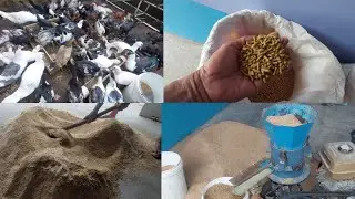 Изготовление собственного корма для кур из простых ингредиентов с помощью вертикальной гранулятор...