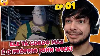 (O TIOZÃO É UM NINJA APOSENTADO!) REACT Sakamoto Days EPISÓDIO 1