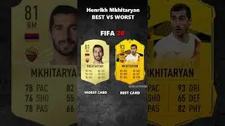 Henrikh Mkhitaryan BEST VS WORST CARD IN EVERY FIFA (10-25) #eafc#mkhitaryan #intermilan #zieliński