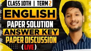 Class 10 Term 02 English Paper Solution Answer Key of All Set  | Term 02 English Answer Key