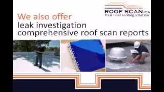 Roof Scan.ca - Infrared Roof Scan, Thermal Roof Scanning, Roof Leak Detection