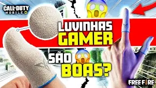 LUVAS de DEDO GAMER p/ CELULAR s&atilde;o BOAS? Qual a MELHOR? Dicas COD MOBILE e FREE FIRE e PUBG!