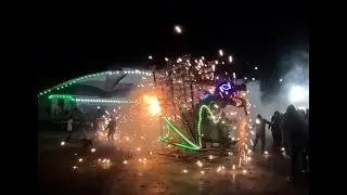 🔥Quema de Toros y Figuras Monumentales en Ozumba || Primer Estandarte Fiesta Patronal Noviembre 2025