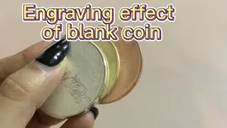 Factory Price Cheap In Stock 40mm Brass Coin Blanks For Laser Engraving