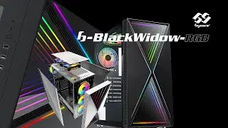 Bluegears b-BlackWidow-RGB Black and White