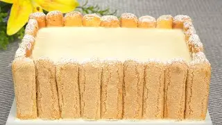 Торт за 5 минут! Знаменитый торт Савоярди, который тает во рту! Просто и вкусно