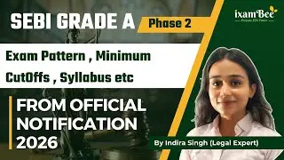 SEBI Grade A Phase 2 Legal |Exam Pattern, Minimum Cut-Off, Syllabus from Official Notification 2026