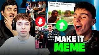 DAVOO XENEIZE, MERNUEL Y LA AGUSNETA JUEGAN MAKE IT MEME
